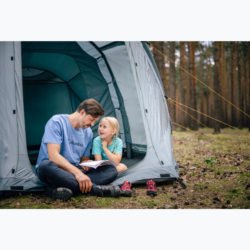 Cort de camping gonflabil pentru 4 persoane KADVA AIRcamp 4.4 verde 25