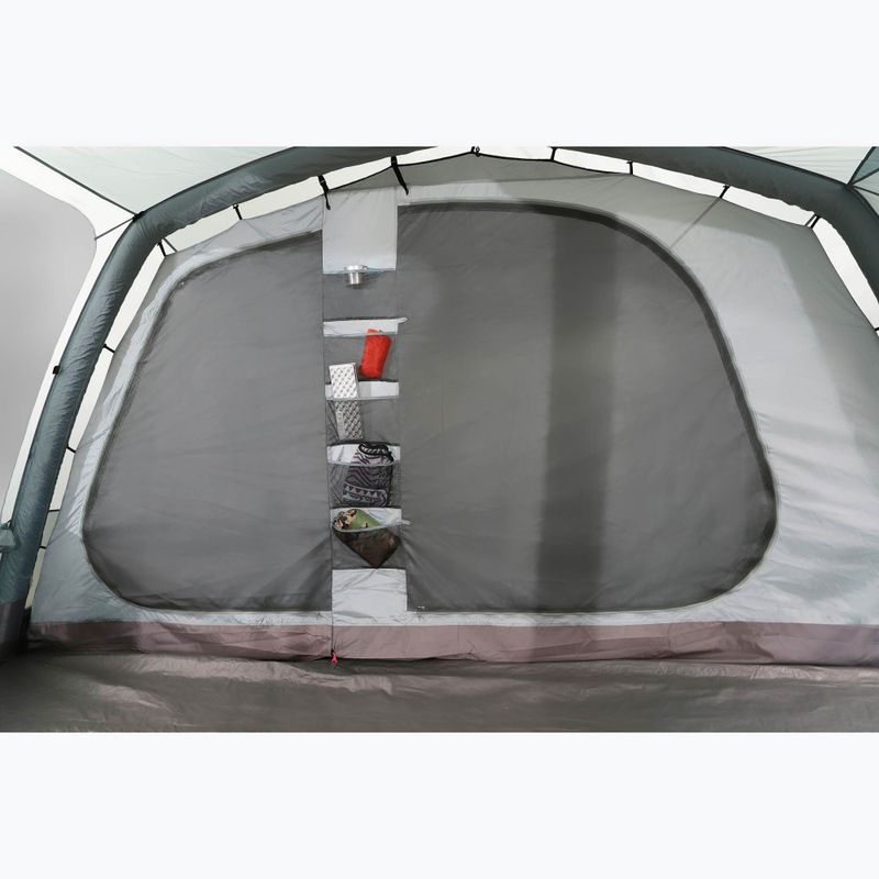 Cort de camping gonflabil pentru 6 persoane KADVA AIRcamp 6.24 verde 6