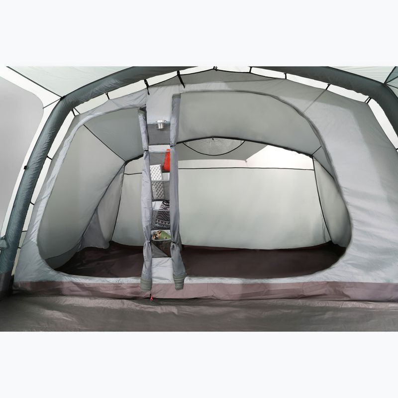 Cort de camping gonflabil pentru 6 persoane KADVA AIRcamp 6.24 verde 7