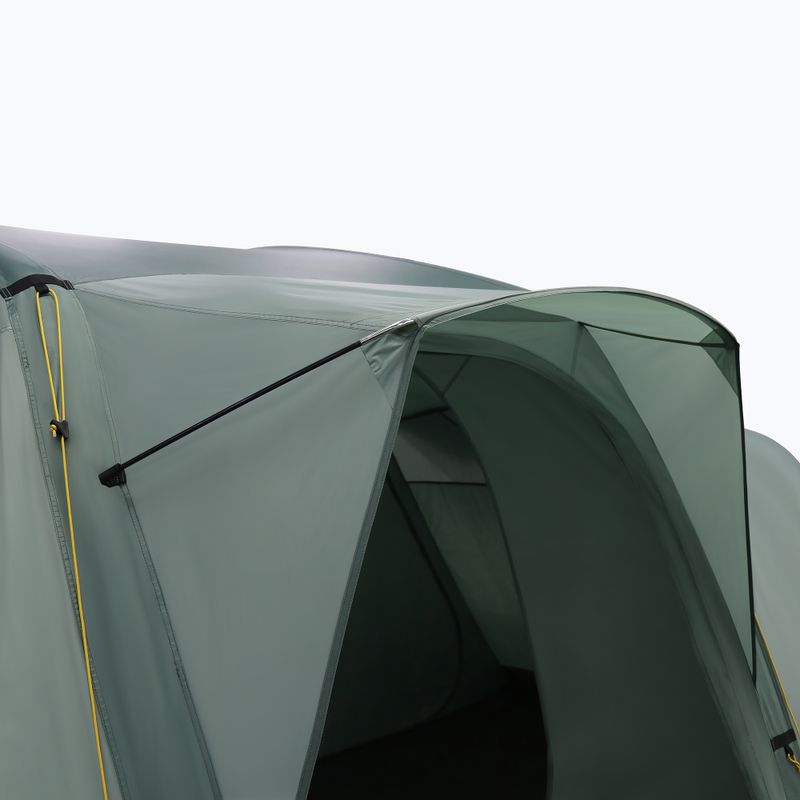 Cort de camping gonflabil pentru 6 persoane KADVA AIRcamp 6.24 verde 11