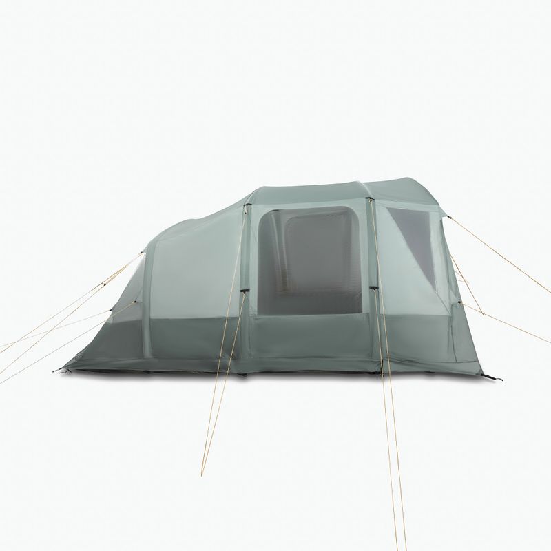 Cort de camping gonflabil pentru 6 persoane KADVA AIRcamp 6.24 verde 13