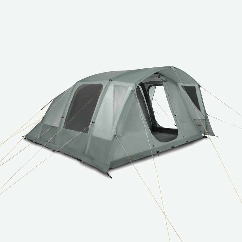 Cort de camping gonflabil pentru 6 persoane KADVA AIRcamp 6.24 verde 15