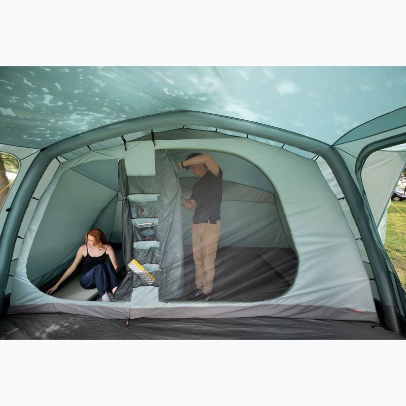 Cort de camping gonflabil pentru 6 persoane KADVA AIRcamp 6.24 verde 26