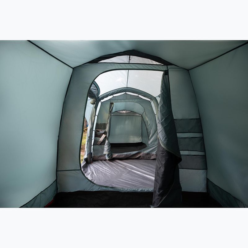 Cort de camping gonflabil pentru 6 persoane KADVA AIRcamp 6.33 verde 30
