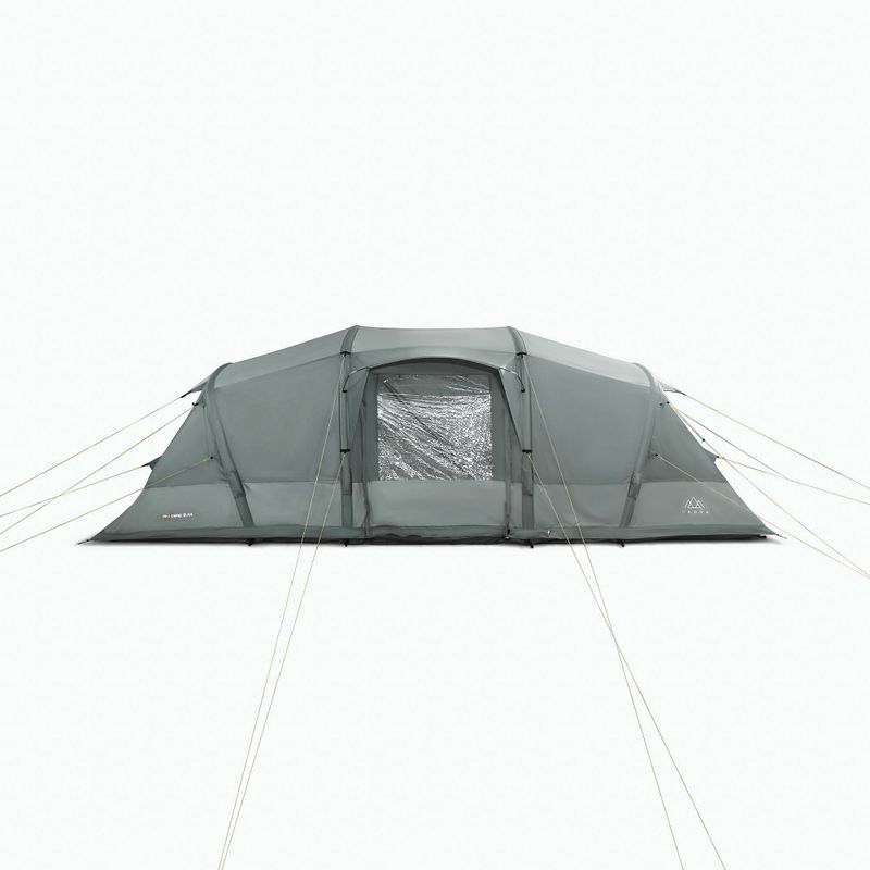 Cort de camping gonflabil pentru 8 persoane KADVA AIRcamp 8.44 verde
