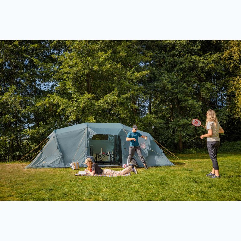 Cort de camping gonflabil pentru 8 persoane KADVA AIRcamp 8.44 verde 27