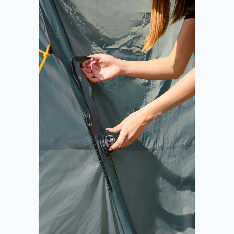 Cort de camping gonflabil pentru 8 persoane KADVA AIRcamp 8.44 verde 32