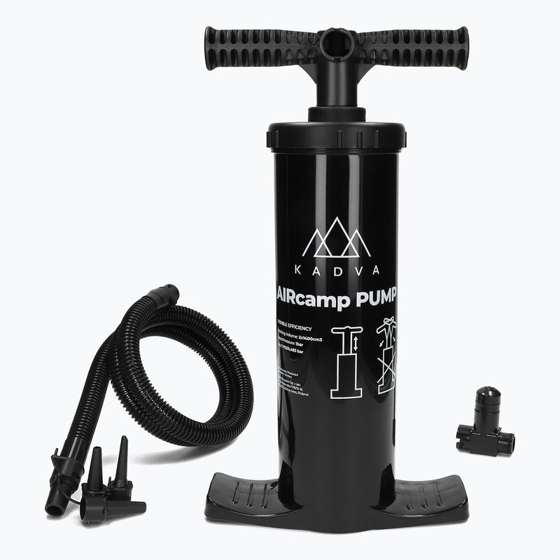 Pompă manuală KADVA AIRcamp PUMP negru