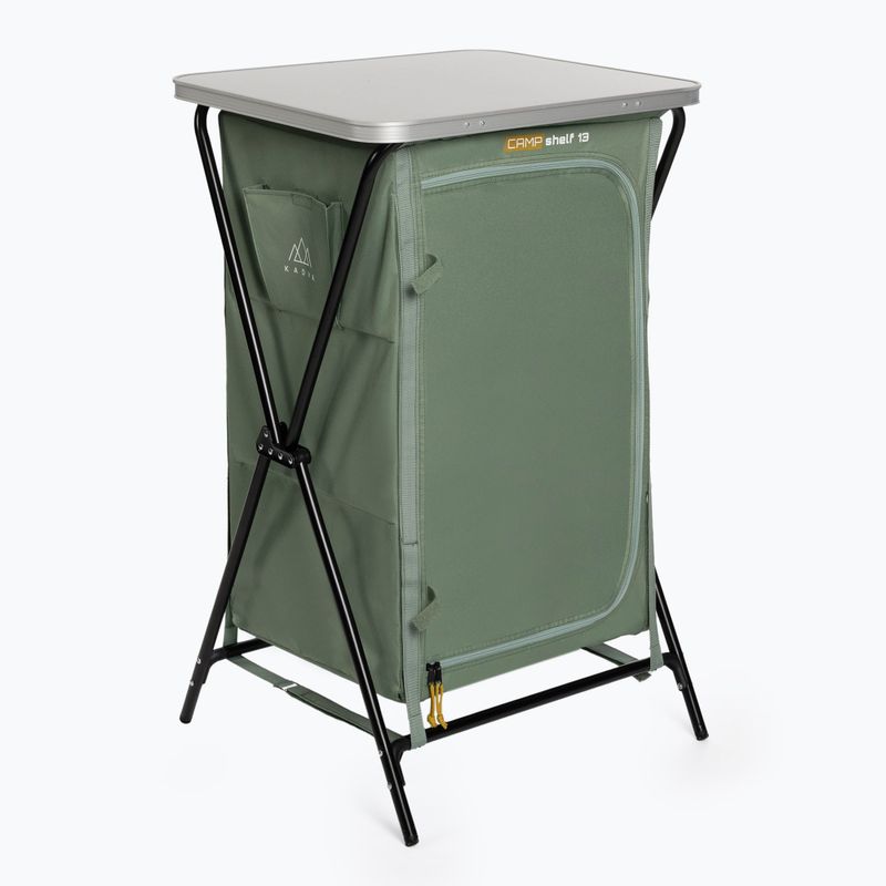 Dulap turistic KADVA CAMPshelf 13 verde