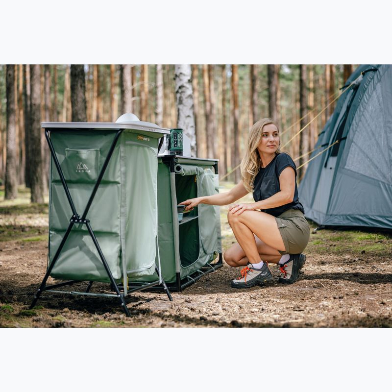 Dulap de bucătărie turistic KADVA CAMPcook 221 verde 4