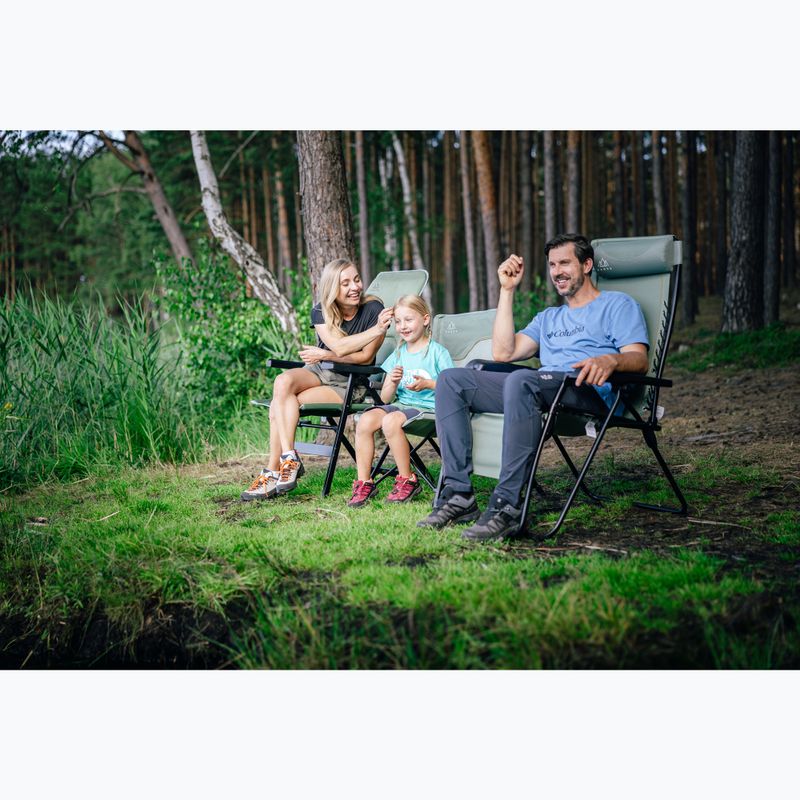 Scaun turistic / șezlong KADVA CAMPchair 2.0 verde 6