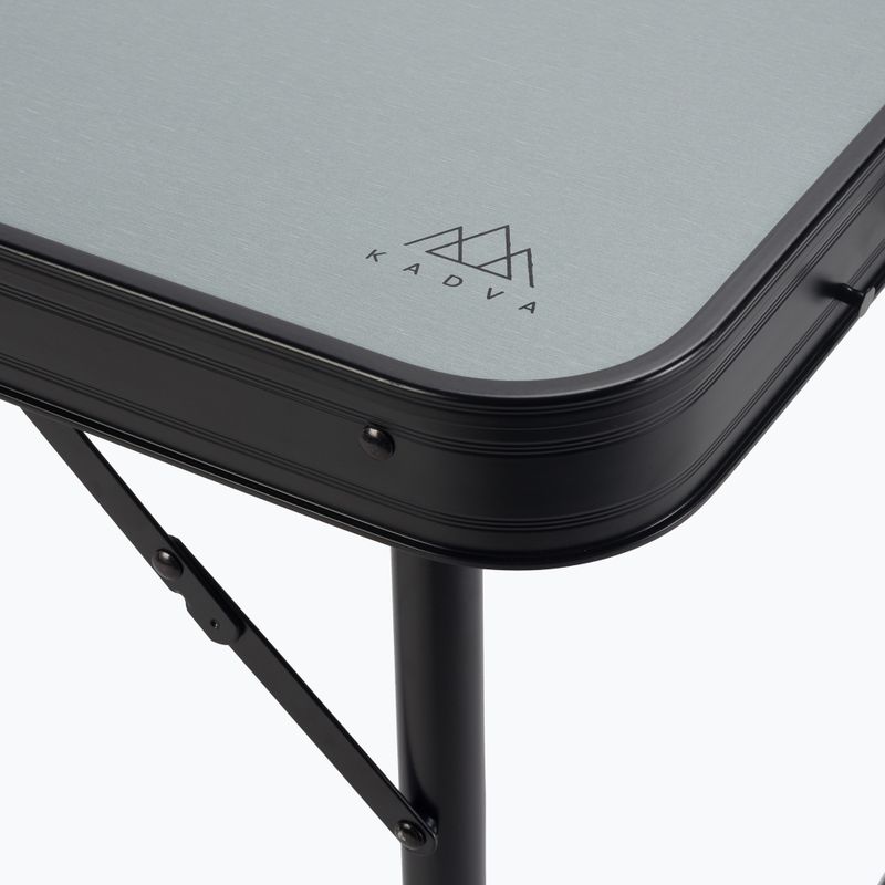 Masă pliabilă de camping + scaune KADVA CAMPtable set pentru 4-6 persoane gri 11