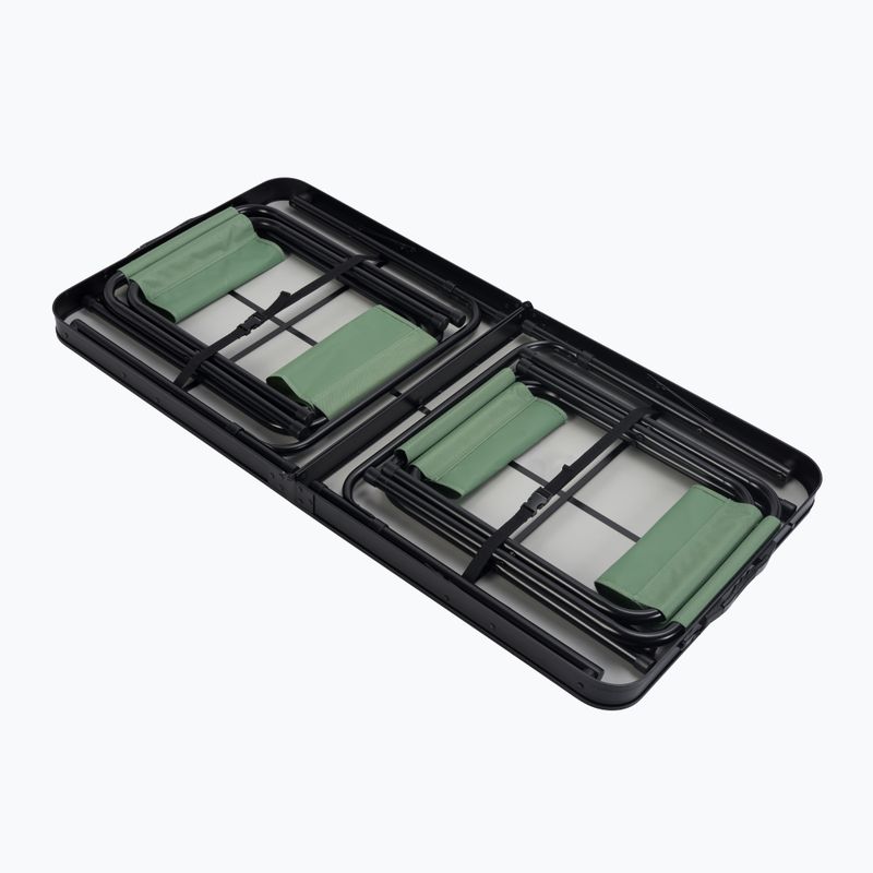 Masă pliabilă de camping + scaune KADVA CAMPtable set pentru 4-6 persoane gri 12