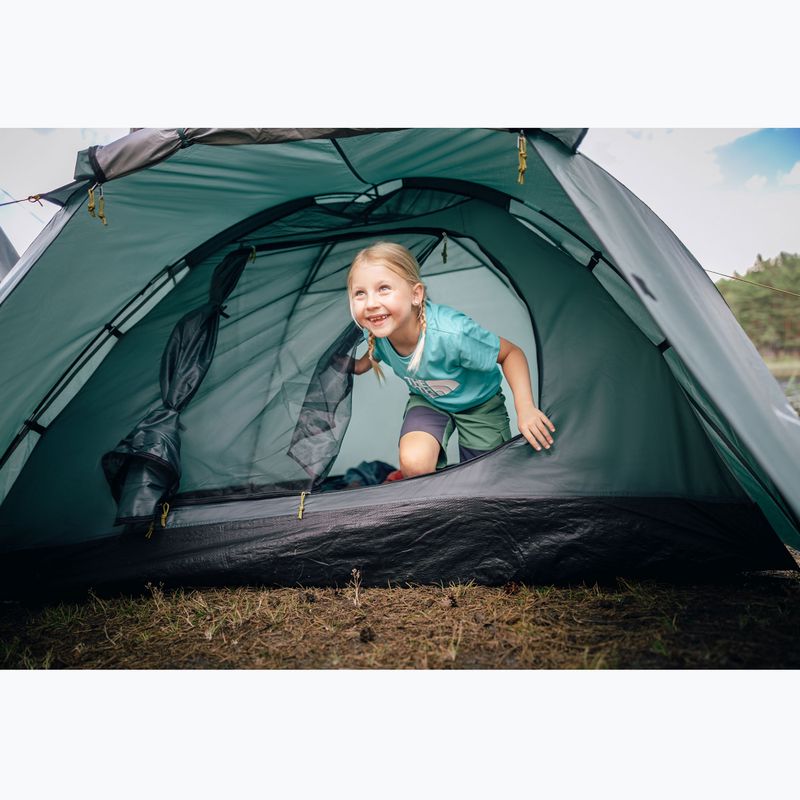 Cort de camping pentru 3 persoane KADVA CAMPdome 3 verde 4