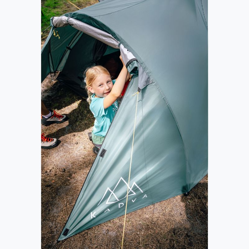 Cort de camping pentru 3 persoane KADVA CAMPdome 3 verde 12