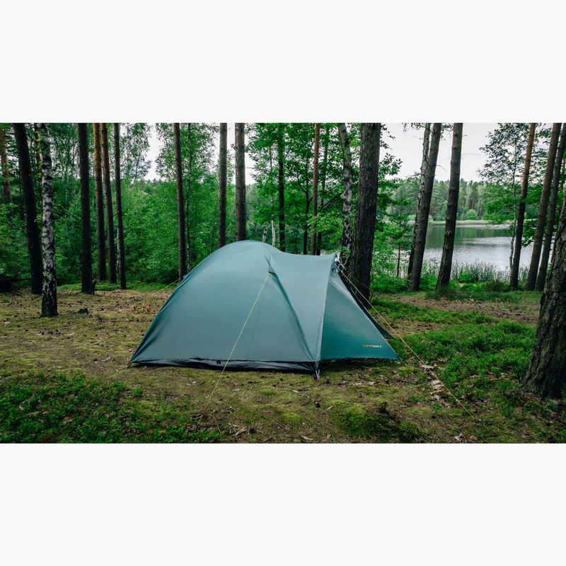 Cort de camping pentru 3 persoane KADVA CAMPdome 3 verde 25