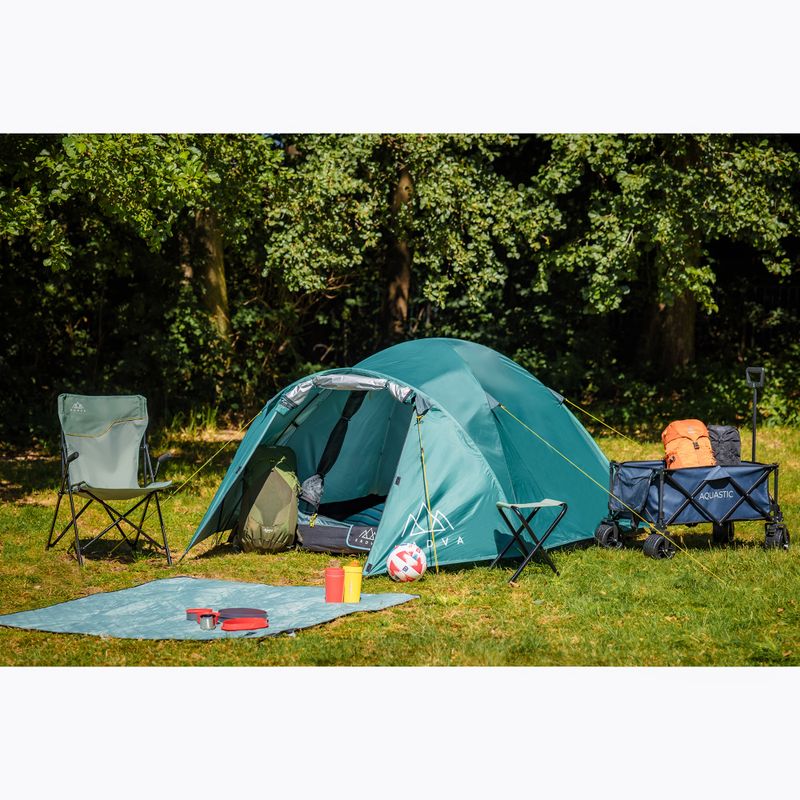 Cort de camping pentru 3 persoane KADVA CAMPdome 3 verde 6