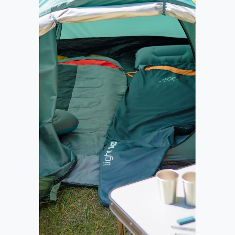 Cort de camping pentru 4-persoane KADVA CAMPdome 4 verde 22