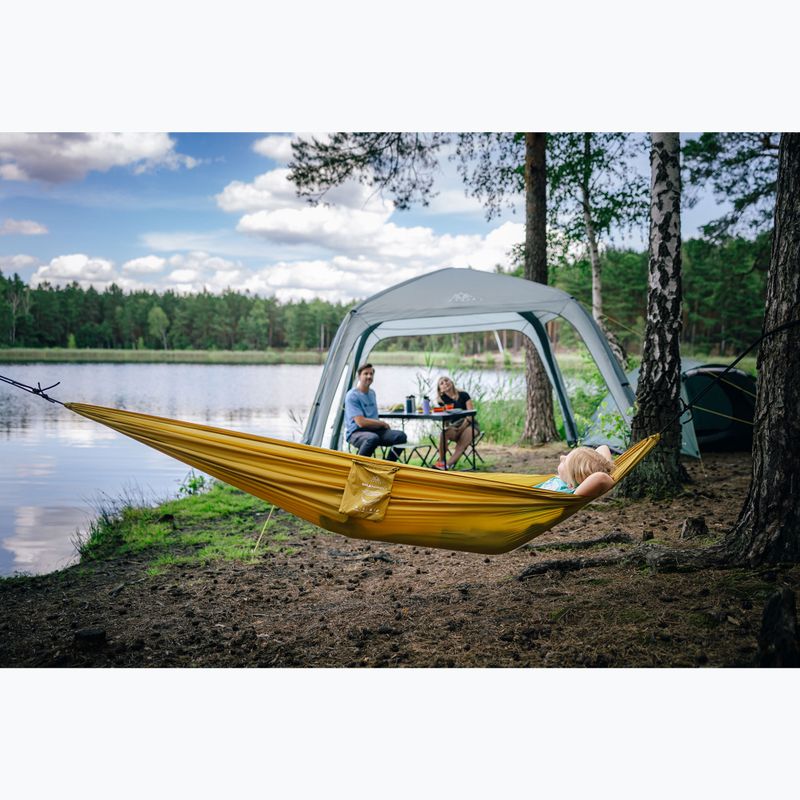 Hamac turistic KADVA Sailo Hammock ultra ușor galben 2