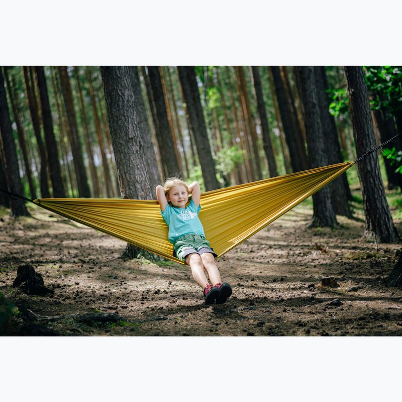 Hamac turistic KADVA Sailo Hammock ultra ușor galben 3