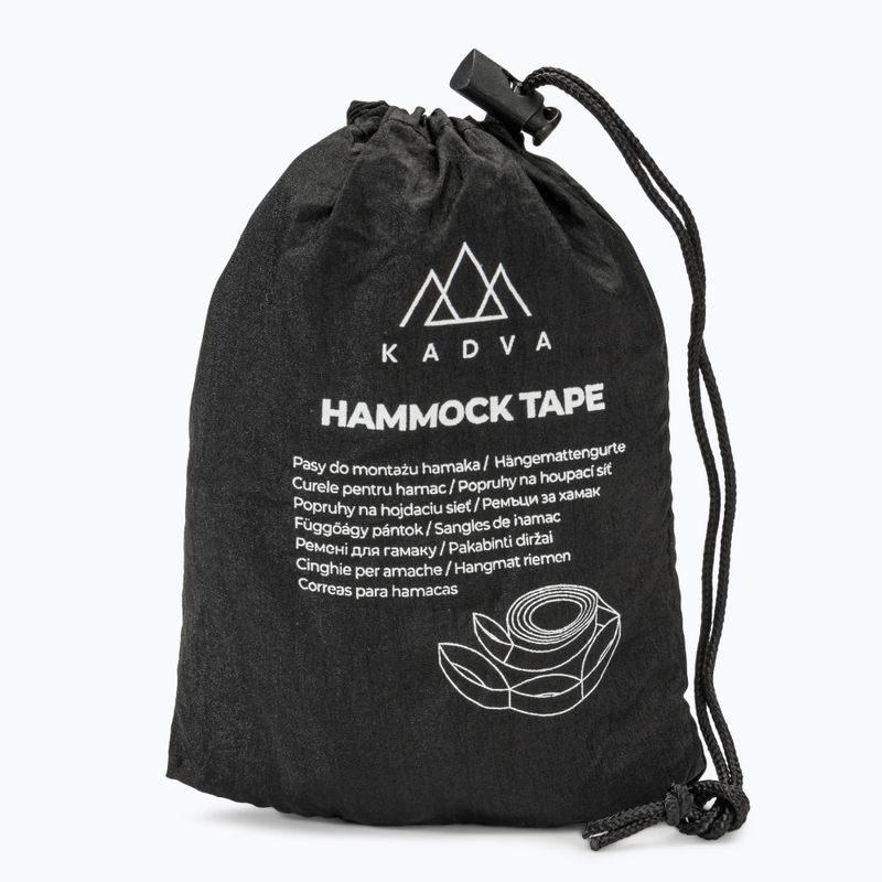 Chingi pentru montarea hamacului KADVA Hammock tape negru 5