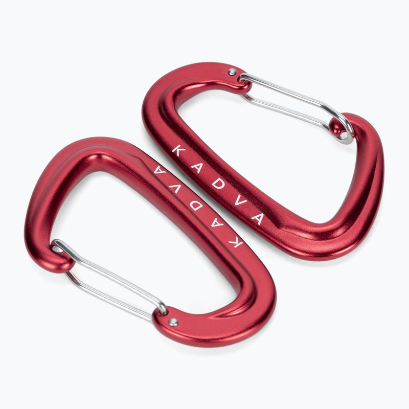 Carabinier pentru montarea hamacului KADVA Hammock Carabinier roșu 4