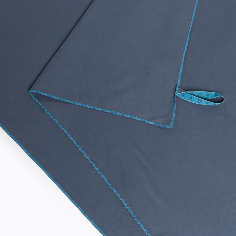 Prosop cu uscare rapidă KADVA Tuala L 130x80 cm albastru închis 3