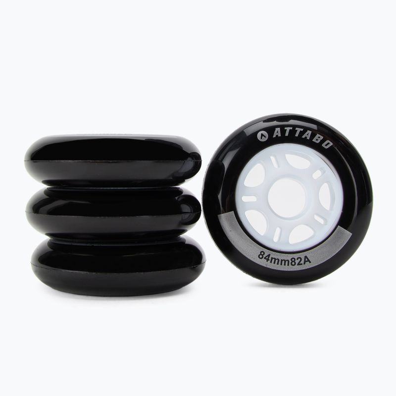 Roți pentru role ATTABO Wheels 84 mm 4 buc. negru 2