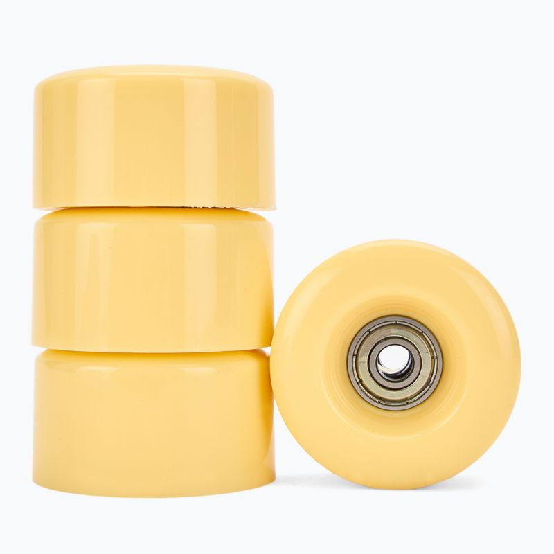 Roți pentru patine cu rotile ATTABO Quad Wheels 58x32 mm 4 buc. galben 2