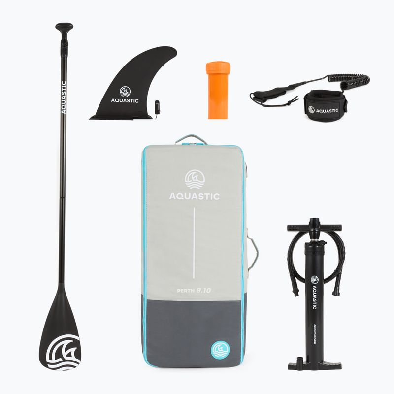 Set placă SUP gonflabilă AQUASTIC Perth 9'10" pink 17