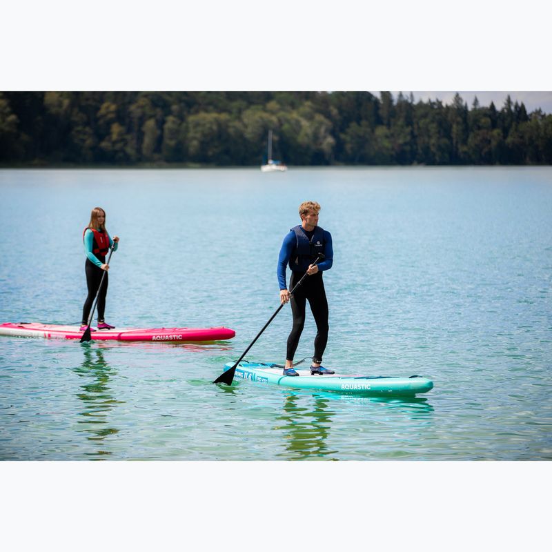 Set placă SUP gonflabilă AQUASTIC Perth 9'10" pink 20