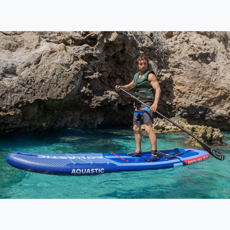 Placă  SUP AQUASTIC Perth Pro 11'2" allround albastru închis 23