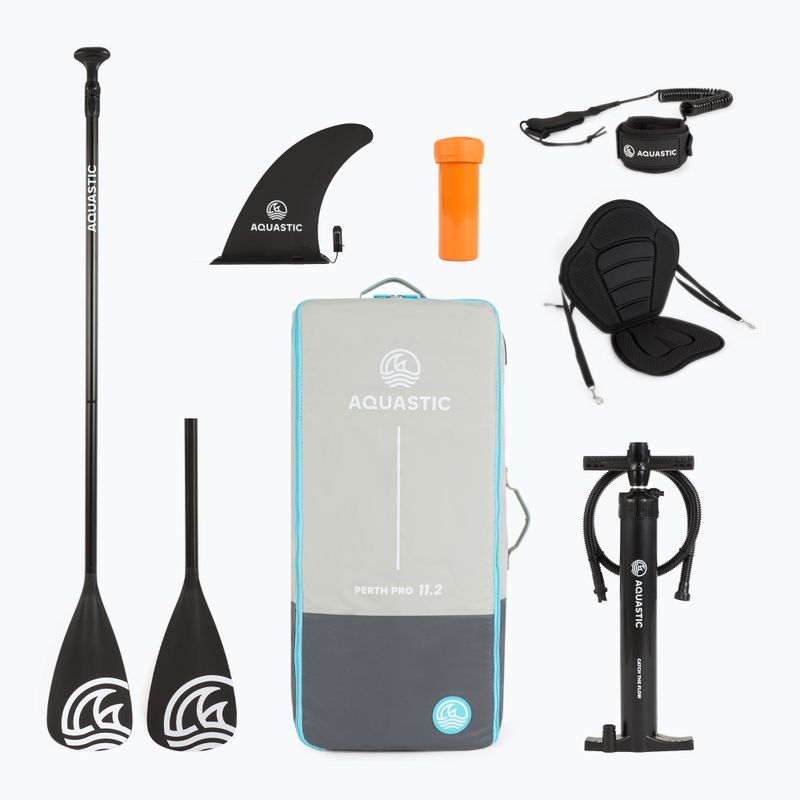 Placă  SUP AQUASTIC Perth Pro 11'2" allround roz 18