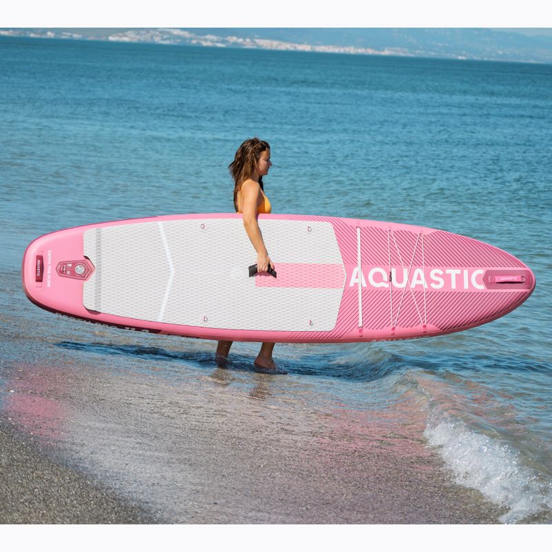 Placă SUP AQUASTIC Perth Pro 11'2" all-round pink 23