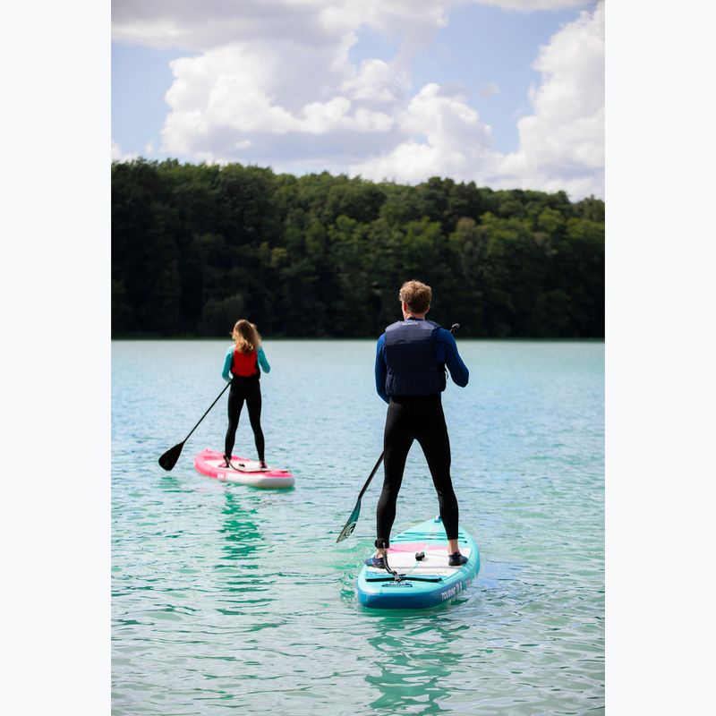 Set placă SUP gonflabilă AQUASTIC Touring 11'6" pink 22