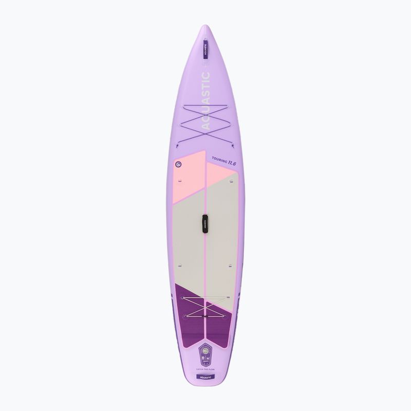 Set placă SUP gonflabilă AQUASTIC Touring 11'6" purple 3
