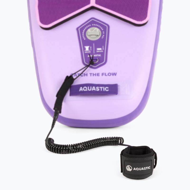 Set placă SUP gonflabilă AQUASTIC Touring 11'6" purple 11