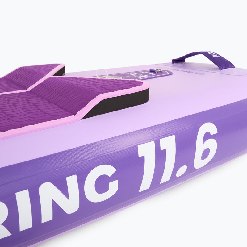 Set placă SUP gonflabilă AQUASTIC Touring 11'6" purple 12