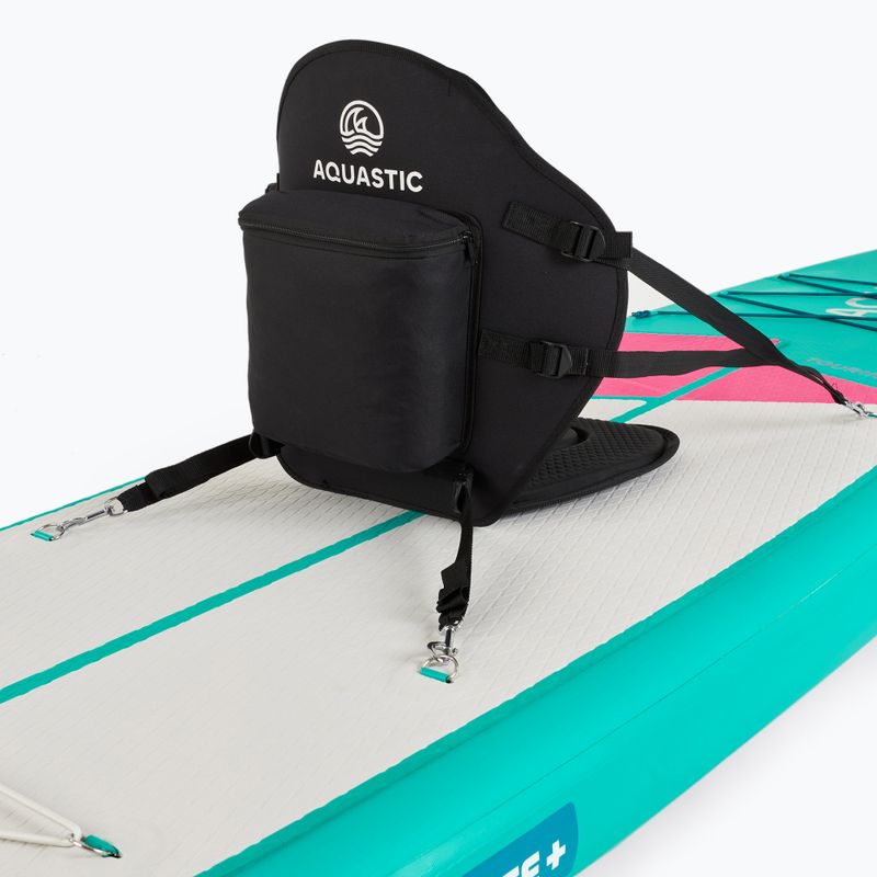 Set placă SUP gonflabilă AQUASTIC Touring 11'6" green 13