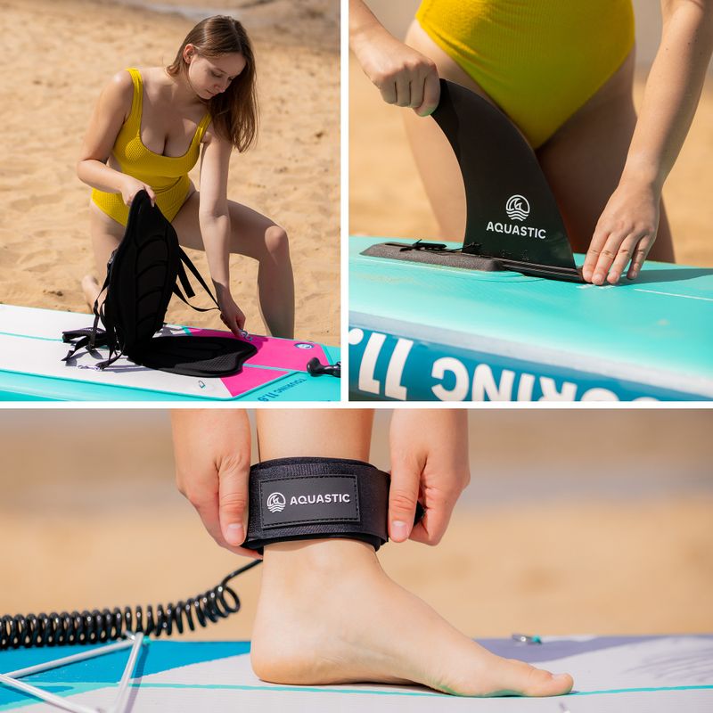 Placă SUP AQUASTIC Touring 11'6" verde 23