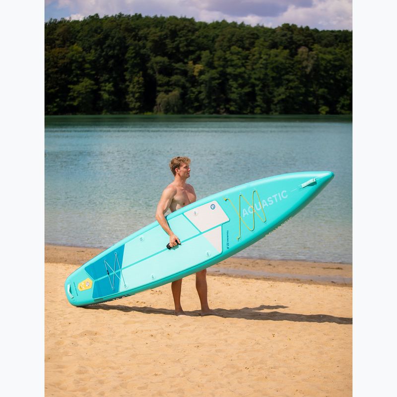 Placă SUP AQUASTIC Touring 12'6" verde 19