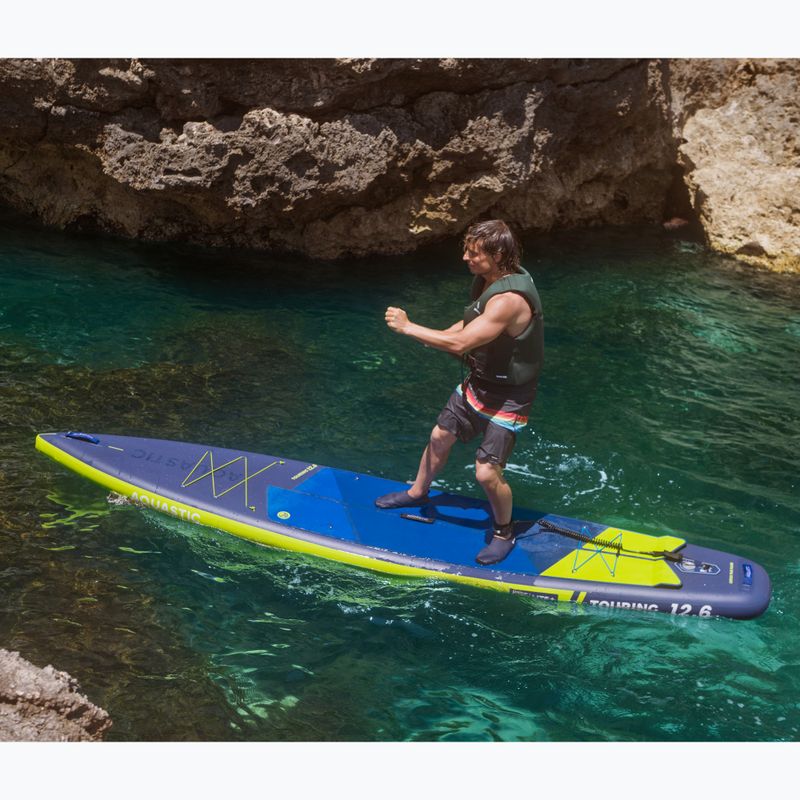 Placă SUP AQUASTIC Touring 12'6" dark blue 24