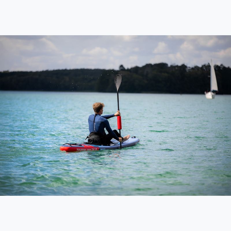 Set placă SUP gonflabilă AQUASTIC Touring Pro 14'0" dark blue 21