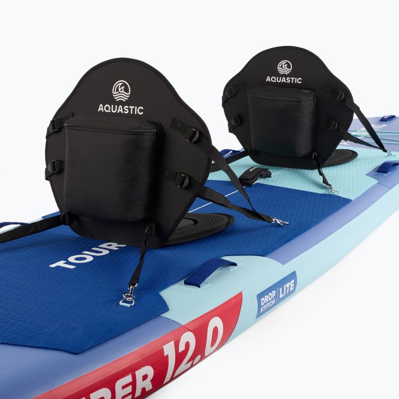 Set placă SUP gonflabilă AQUASTIC Tourer 12'0" 2-os blue 14