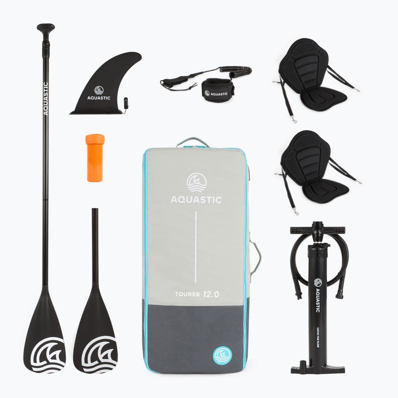 Placă SUP AQUASTIC Tourer 12'0" albastru 18