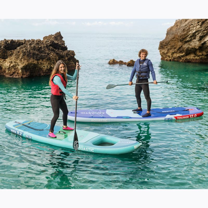 Set placă SUP gonflabilă AQUASTIC Tourer 12'0" 2-os blue 23