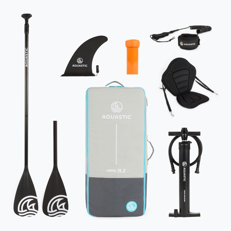 Placă SUP AQUASTIC Vista 11'2" verde 20