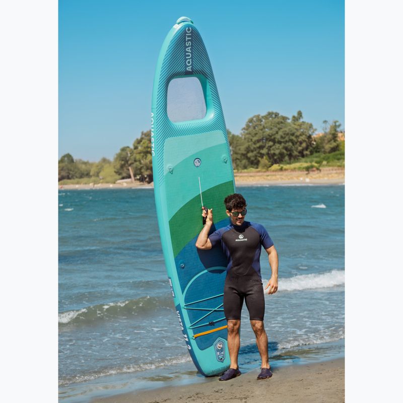 Set placă SUP gonflabilă AQUASTIC Vista 11'2" green 22