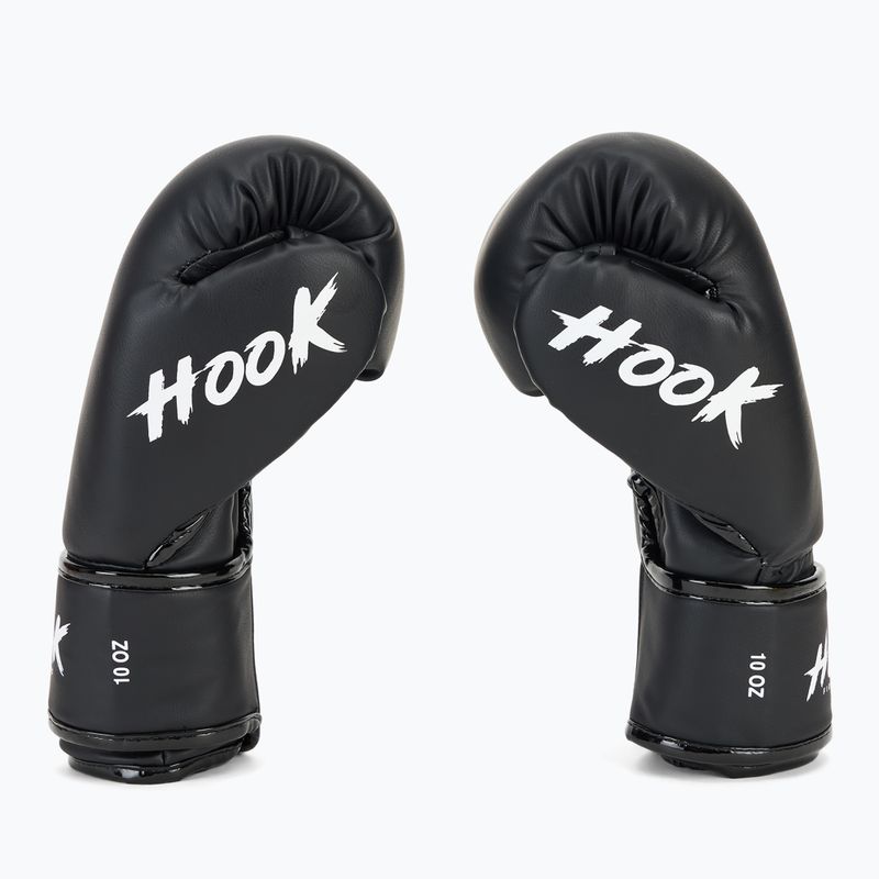 Mănuși de box HOOK FIGHTING Ready To Spar cu umplutură neagră 5