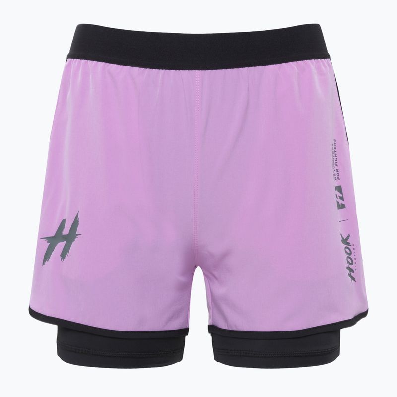 Pantaloni scurți de antrenament pentru femei HOOK FIGHTING Base fiołkowy 6